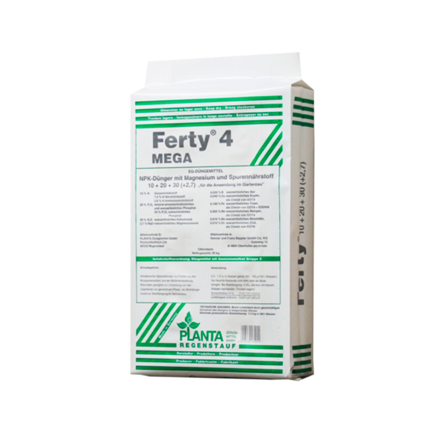 ABONO SOLUBLE FERTY MEGA 4 10+20+30+(2,7 MGO)+ ME, 25KG