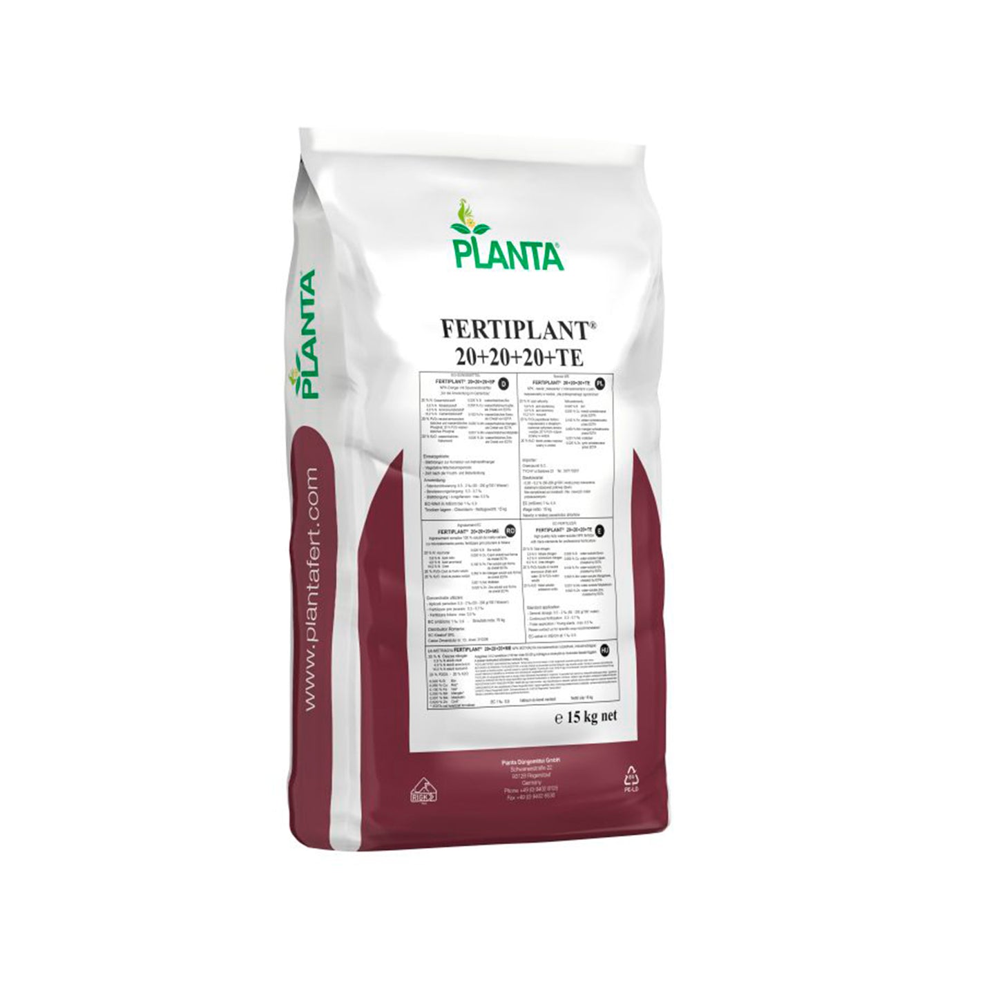 ABONO SOLUBLE FERTIPLANT 1 20+20+20+ ME, 15KG