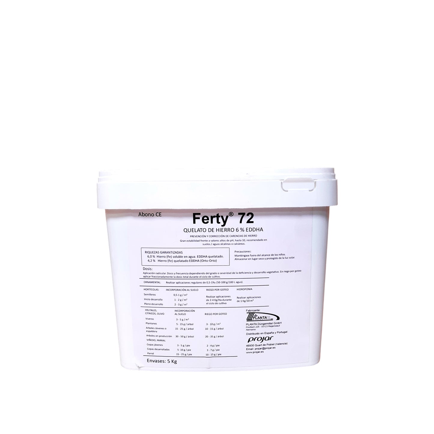 MICROELEMENTOS FERTY 72   FE- EDDHA, 5KG