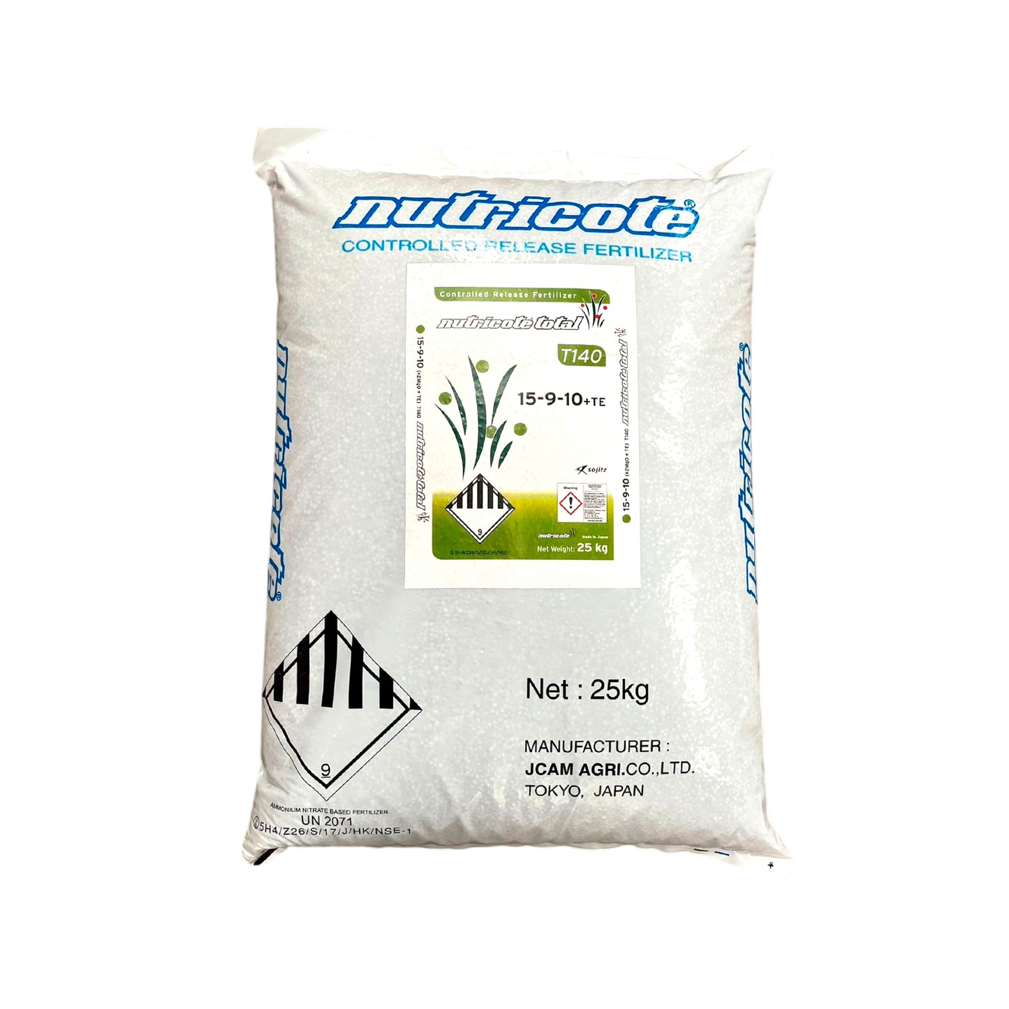 ABONO LIBERACION CONTROLADA NUTRICOTE 15+9+10 3/4 MESES
