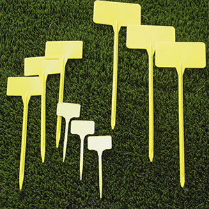 ETIQUETA PINCHO AMARILLO 30 CM (TABLILLA 9,5X5,2CM) €/U